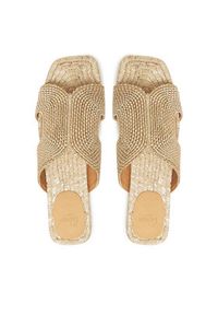 Castañer Espadryle Puri/256 025709 Złoty. Kolor: złoty. Materiał: materiał #3