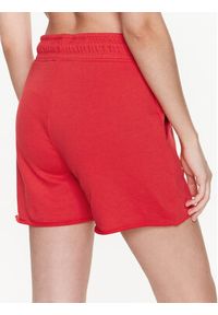 DKNY Sport Szorty sportowe DP2S5012 Czerwony Classic Fit. Kolor: czerwony. Materiał: syntetyk, bawełna