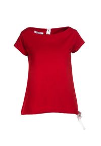 Born2be - Czerwony T-shirt Caliphei. Kolor: czerwony. Długość rękawa: krótki rękaw. Długość: krótkie #5