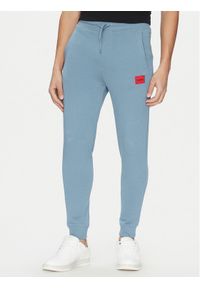 Hugo - HUGO Spodnie dresowe Doak212 50447963 Niebieski Regular Fit. Kolor: niebieski. Materiał: bawełna