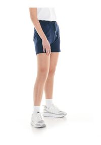 LEONE 1947 APPAREL - Podstawowe spodenki damskie. Kolor: niebieski. Materiał: tkanina. Sport: fitness