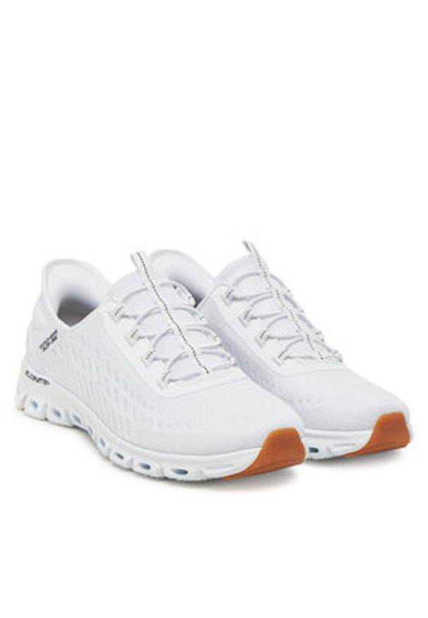 skechers - Skechers Sneakersy Glide-Step-Tranquility 104574/WBK Biały. Kolor: biały. Materiał: materiał