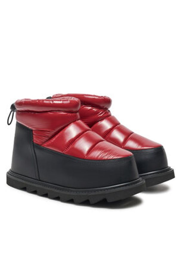 United Nude Botki Zembla Bubble Bootie 10884839190 Czerwony. Kolor: czerwony. Materiał: materiał