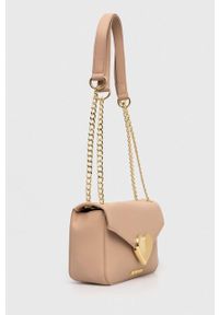 Love Moschino torebka kolor beżowy. Kolor: beżowy #4