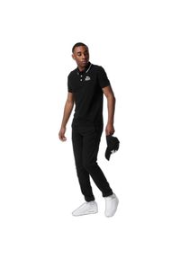 Polo Lonsdale Ballygalley. Typ kołnierza: polo. Kolor: czarny, biały, wielokolorowy. Materiał: bawełna. Wzór: haft. Styl: sportowy #1
