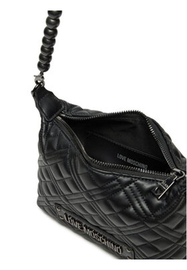 Love Moschino - LOVE MOSCHINO Torebka JC4304PP0LLA000A Czarny. Kolor: czarny. Materiał: skórzane
