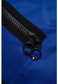 TOMMY HILFIGER - Tommy Hilfiger plecak męski kolor niebieski duży gładki. Kolor: niebieski. Materiał: poliester. Wzór: gładki #3