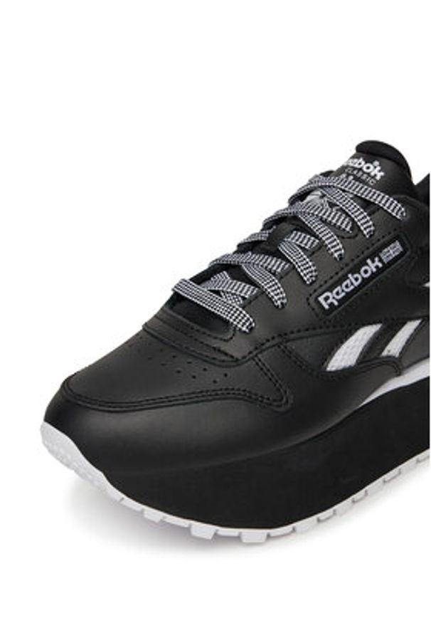 Reebok Sneakersy CLASSIC LEATHER TRIPLE LIFT 100209621 Czarny. Kolor: czarny. Materiał: skóra. Model: Reebok Classic