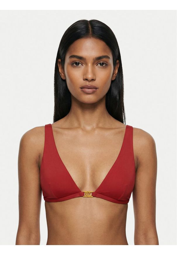 Lauren Ralph Lauren - LAUREN RALPH LAUREN Góra od bikini 20601046 Czerwony. Kolor: czerwony. Materiał: syntetyk