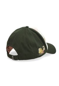 Czapka z daszkiem damska Anekke, wykonana z materiału tekstylnego z regulowanym zapięciem z tyłu, czarne, 42471-011. Kolor: zielony. Materiał: materiał. Styl: elegancki, casual, klasyczny, sportowy #4