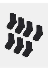 Sinsay - Skarpetki 7 pack - czarny. Kolor: czarny