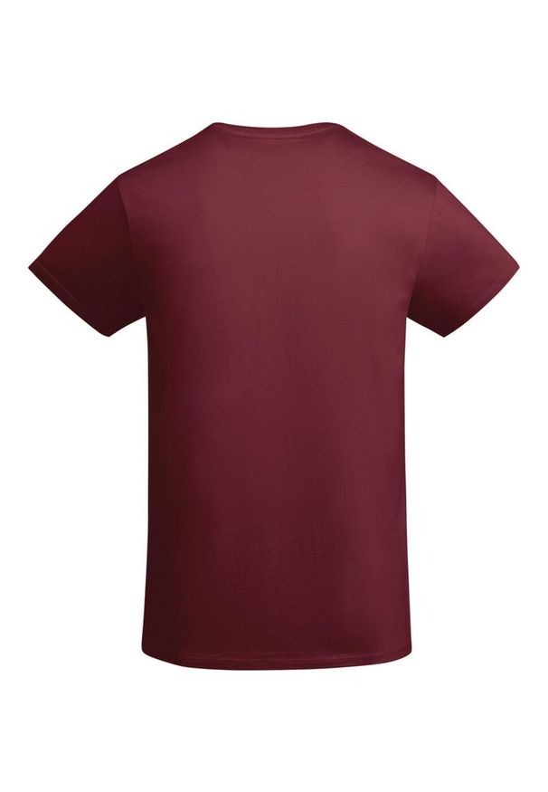 ROLY - Męska Koszulka Breda Plain T-shirt. Kolor: czerwony