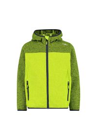 Kurtka z kapturem dla dziecka CMP. Typ kołnierza: kaptur. Kolor: zielony. Materiał: softshell. Styl: sportowy #1