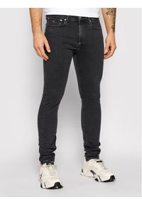 Calvin Klein Jeans Jeansy J30J315571 Szary Skinny Fit. Kolor: szary