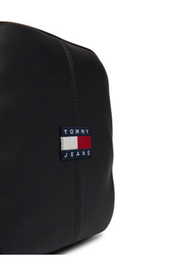 Tommy Jeans Saszetka Tjm Ess Daily Pu Reporter AM0AM14292 Czarny. Kolor: czarny. Materiał: skóra