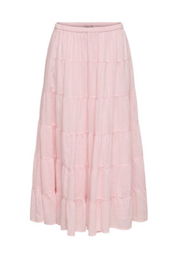 only - ONLY Spódnica maxi Kelly 15374229 Różowy jasny A-Line Fit. Kolor: różowy. Materiał: bawełna