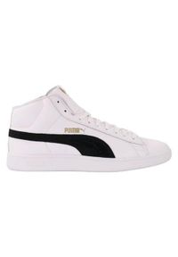 Buty do chodzenia męskie Puma Smash V2 Mid L. Kolor: biały. Materiał: materiał, syntetyk. Szerokość cholewki: normalna. Sport: turystyka piesza