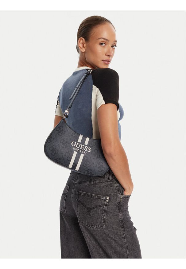Guess Torebka HWOS96 72180 Czarny. Kolor: czarny. Materiał: skórzane