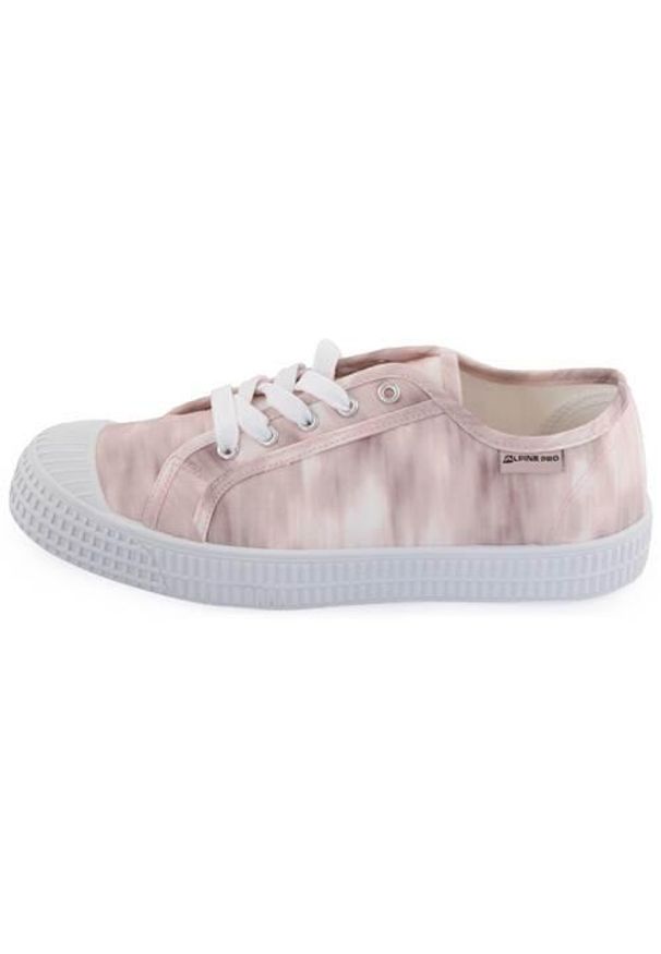 ALPINE PRO - Buty do chodzenia damskie Alpine Pro Zarada. Zapięcie: sznurówki. Kolor: różowy. Materiał: tkanina. Szerokość cholewki: normalna. Sport: turystyka piesza