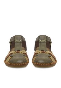 Rieker Sandały CEO-M1655-54 Zielony. Kolor: zielony. Materiał: materiał #8