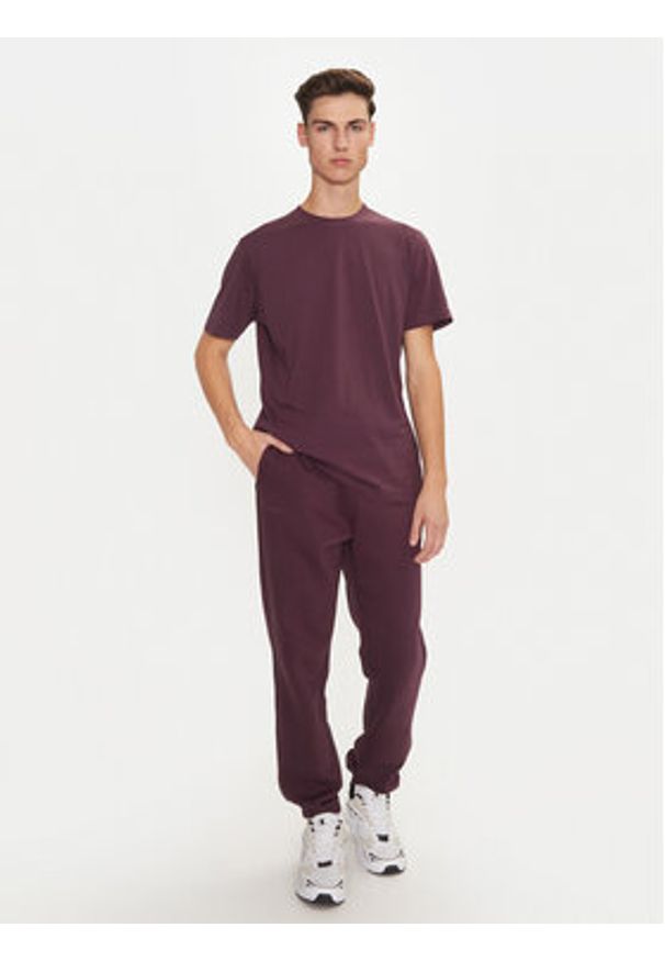 Champion Spodnie dresowe 220424 Fioletowy Regular Fit. Kolor: fioletowy. Materiał: syntetyk