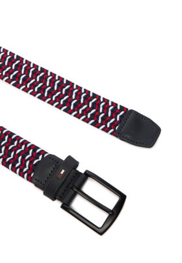 TOMMY HILFIGER - Tommy Hilfiger Pasek Męski Denton Elastic 3.5 AM0AM13946 Kolorowy. Materiał: materiał. Wzór: kolorowy