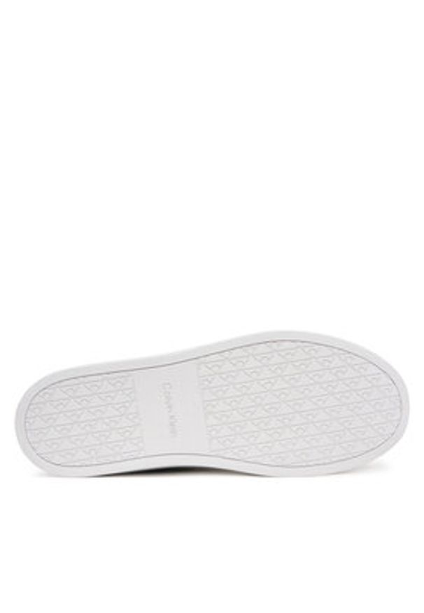 Calvin Klein Sneakersy Classic Cupsole Laceup Wt Mix YM0YM01429 Czarny. Kolor: czarny. Materiał: skóra