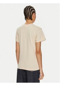 Calvin Klein T-Shirt Hero Logo K20K205448 Beżowy Regular Fit. Kolor: beżowy. Materiał: bawełna #2