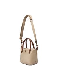 TOMMY HILFIGER - Tommy Hilfiger Torebka Popette Mini Tote AW0AW17709 Brązowy. Kolor: brązowy #3