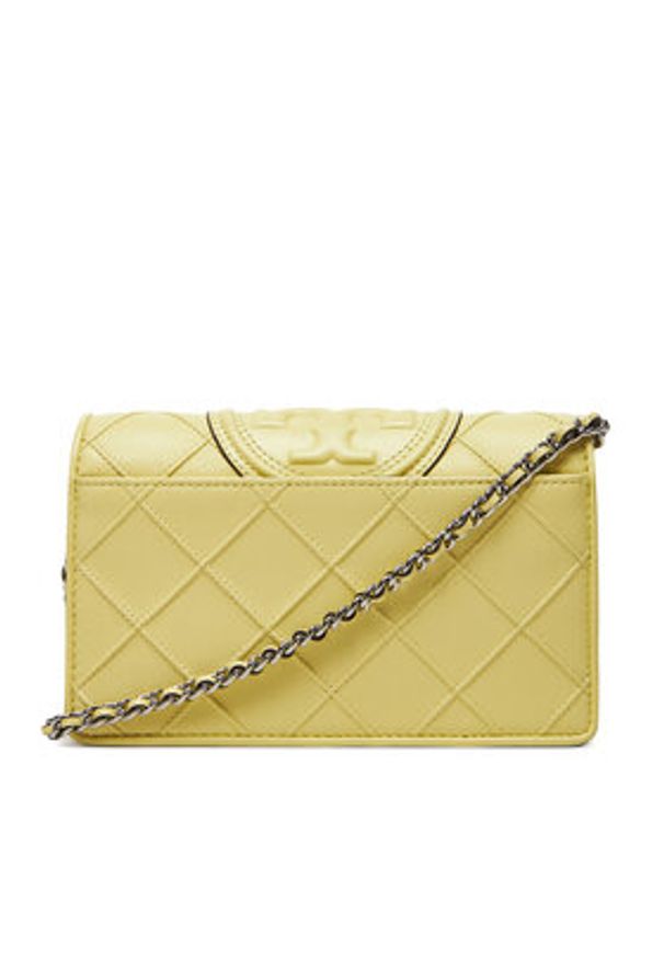 Tory Burch Torebka 138853 Żółty. Kolor: żółty. Materiał: skórzane