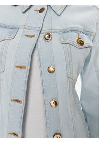 Pinko Kurtka jeansowa Bob 100585 A1MV Niebieski Regular Fit. Kolor: niebieski. Materiał: bawełna #3