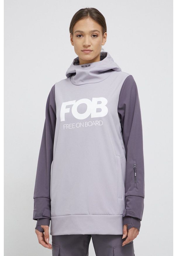 4f - 4F - Kurtka. Okazja: na co dzień. Typ kołnierza: kaptur. Kolor: szary. Materiał: softshell, materiał. Styl: casual