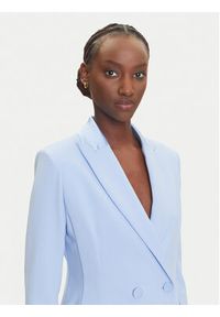 Imperial Marynarka JU25JAW Błękitny Slim Fit. Kolor: niebieski. Materiał: syntetyk #3
