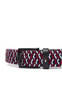 TOMMY HILFIGER - Tommy Hilfiger Pasek Męski Denton Elastic 3.5 AM0AM13946 Kolorowy. Materiał: materiał. Wzór: kolorowy #3