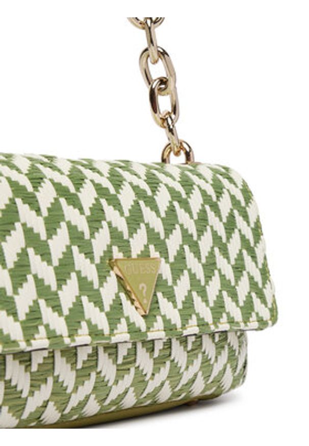 Guess Torebka Tessi HWWG76 91190 Zielony jasny. Kolor: zielony. Materiał: skórzane