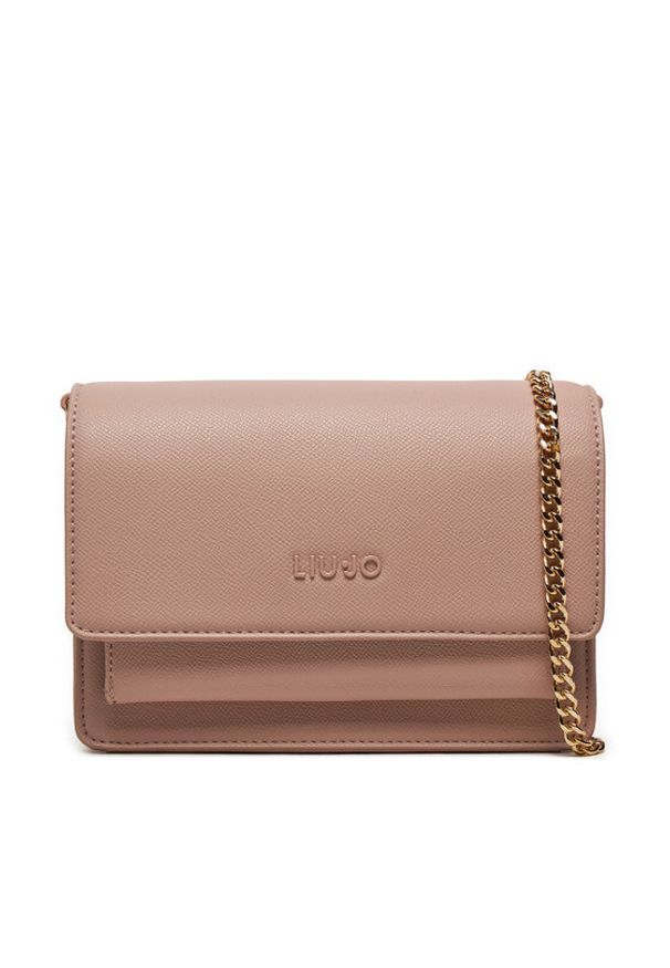 Liu Jo Torebka Ecs M Crossbody AF4161 E0087 Różowy. Kolor: różowy. Materiał: skórzane