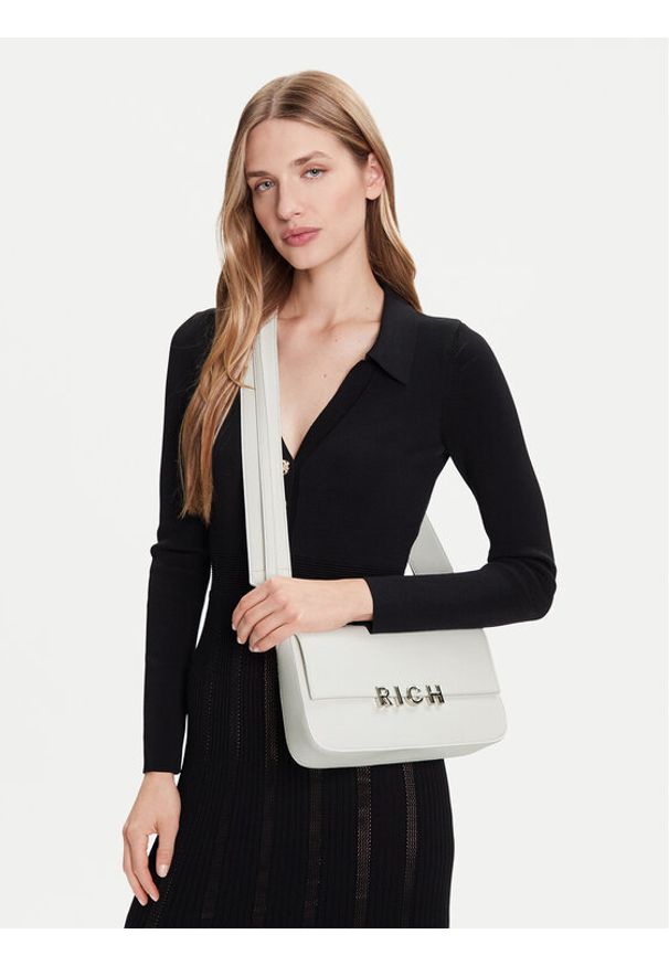 John Richmond Torebka RWP25160BO Biały. Kolor: biały. Materiał: skórzane