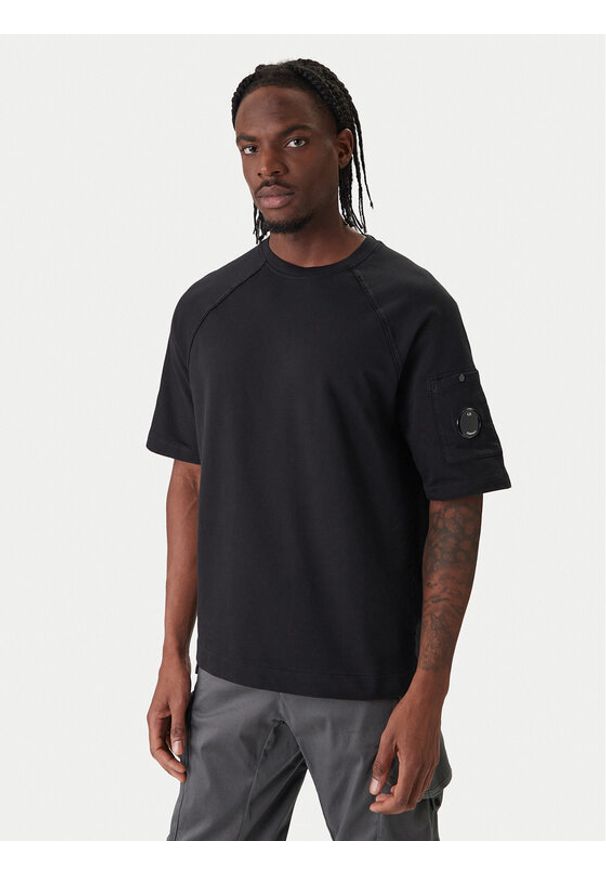 C.P. Company T-Shirt 20CMSS034A002246G Czarny Regular Fit. Kolor: czarny. Materiał: bawełna