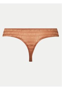 Emporio Armani Underwear Komplet 2 par stringów 163333 3F204 01656 Brązowy. Kolor: brązowy. Materiał: syntetyk #5