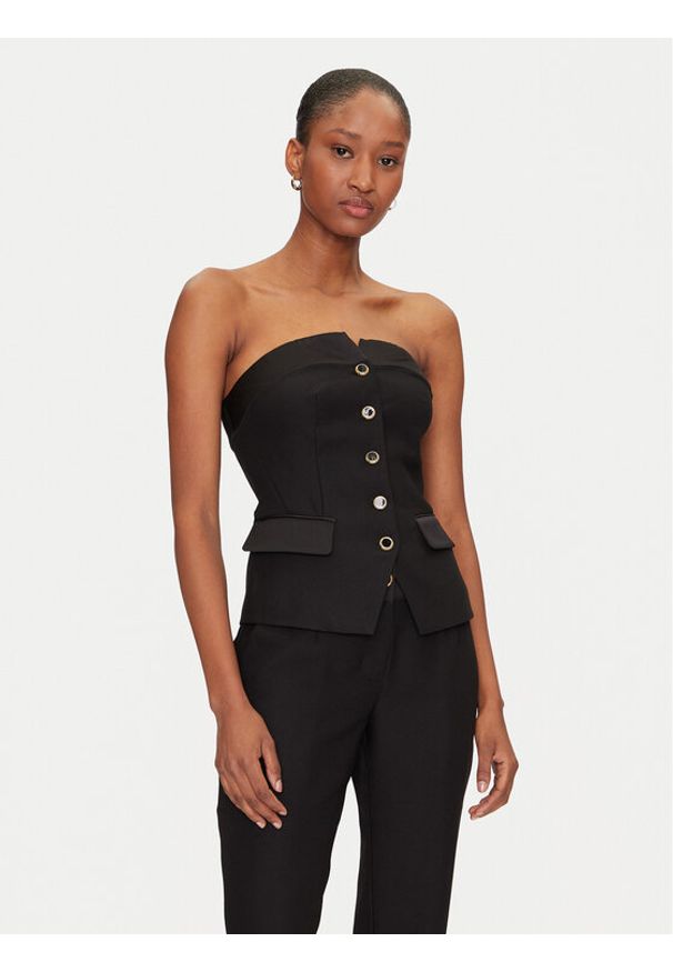 Marciano Guess Top 5GGH077300A Czarny. Kolor: czarny. Materiał: syntetyk