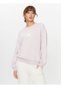 New Balance Bluza Essentials French Terry Crew WT33514 Fioletowy Regular Fit. Kolor: fioletowy. Materiał: syntetyk #1