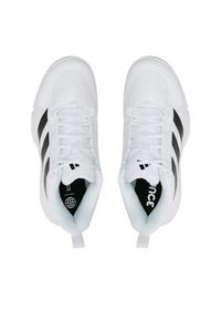 Adidas - adidas Buty Court Team Bounce 2.0 Shoes HR1239 Biały. Kolor: biały. Materiał: materiał #3