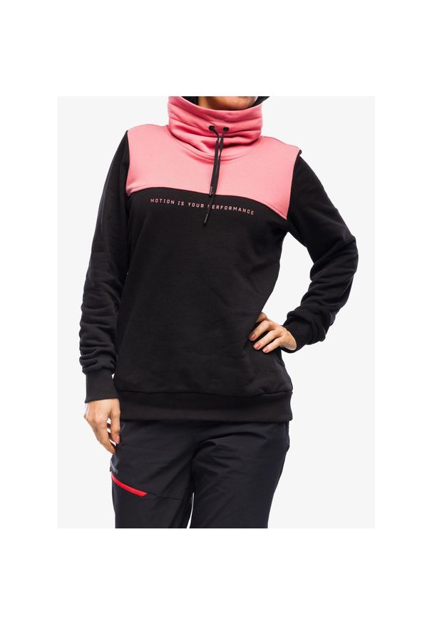 Bluza bez kaptura damska Hannah Sibele. Typ kołnierza: bez kaptura. Kolor: różowy. Styl: sportowy. Sport: turystyka piesza