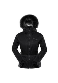 ALPINE PRO - Kurtka damska narciarska softshell Alpine Pro Dowela. Kolor: czarny. Materiał: softshell. Sezon: zima. Sport: narciarstwo #1
