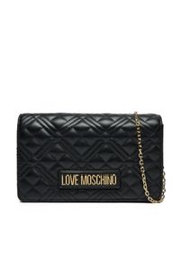 Love Moschino - LOVE MOSCHINO Torebka JC4079PP1MLA0000 Czarny. Kolor: czarny. Materiał: skórzane