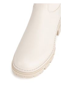 MEXX Oficerki MI001805143W Beżowy. Kolor: beżowy. Materiał: skóra