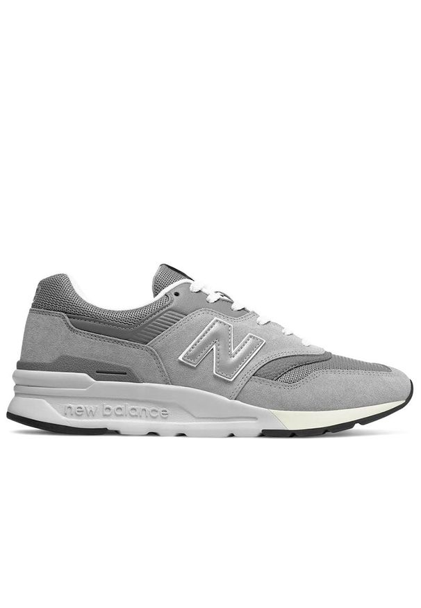 Buty męskie New Balance CM997HCA - szare. Okazja: na co dzień. Kolor: szary. Materiał: skóra, materiał, zamsz. Szerokość cholewki: normalna. Sezon: lato