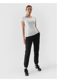 4f - 4F T-Shirt 4FAW23TTSHF0906 Biały Slim Fit. Kolor: biały. Materiał: bawełna #3