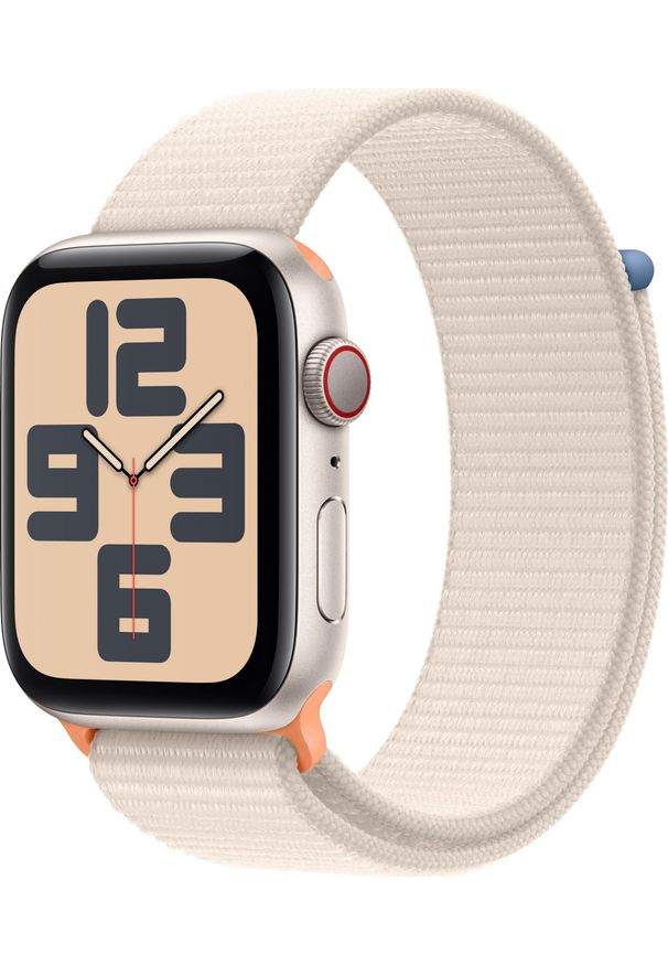 Smartwatch Apple APPLE Watch SE GPS + Cellular 44mm Midnight Aluminium Case with Midnight Sport Band - S/M. Rodzaj zegarka: smartwatch. Styl: sportowy