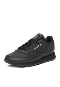 Reebok Sneakersy EO-CLASSIC LEATHER 100008497 Czarny. Kolor: czarny. Materiał: skóra. Model: Reebok Classic #3